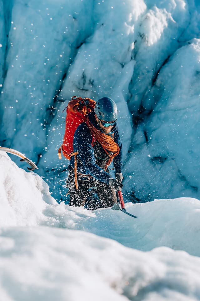 Ice climbing, glacier xtreme 2